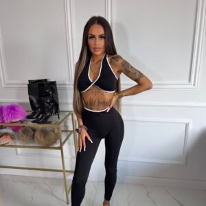 Komplet z topem i legginsami PUSH-UP